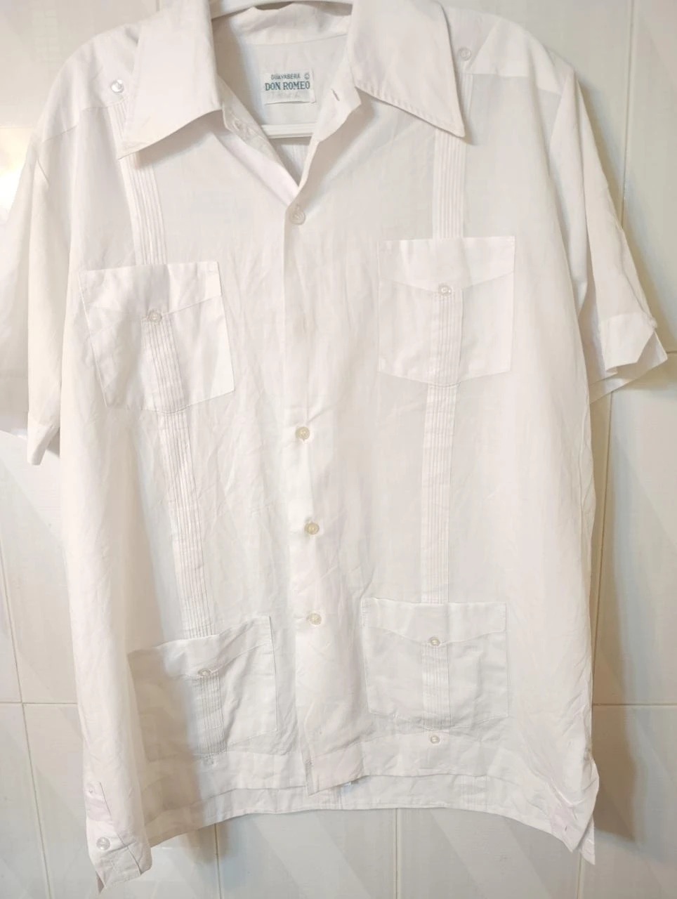 Guayabera cubana Don Romeo Pure Vintage 60's R855